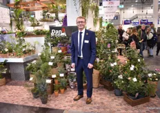 Lars Olden of Dan Roses. This Danish grower grows garden roses and pot Christmas trees.